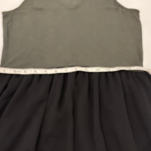 Dolan Olive and Black Midi Dress casual comfy lightweight everyday dress - Picture 8 of 11